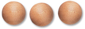 wooden balls