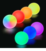 lighted juggling balls