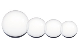 clear acrylic juggling balls