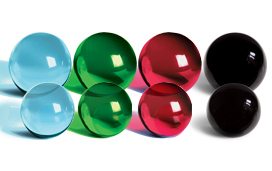 colored juggling balls