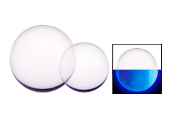 clear uv juggling balls