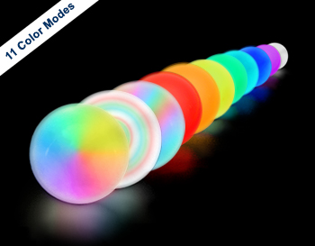 lighted multi juggling ball