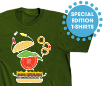 playing with food tshirt